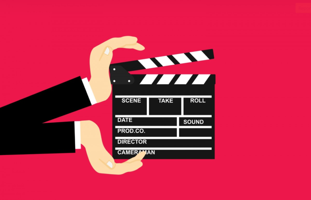 Clapper board for demo video automation